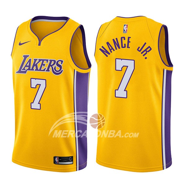 Maglia NBA Los Angeles Lakers Larry Nance Jr. Icon 2017-18 Or